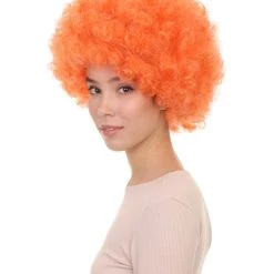 HPO Green Afro Unisex Wig | Super Size Jumbo Fancy Halloween Wig