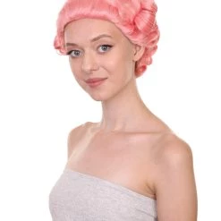 HPO Women's Adult Womens Wig | Pink Vintage Wigs | Premium Breathable Capless Cap