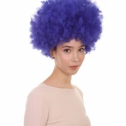 HPO Women's Unisex Afro Wig Collections | Jumbo Cosplay Halloween Wig (Lots Of Color) | Premium Breathable Capless Cap