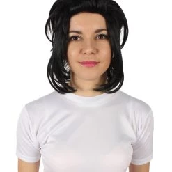 HPO Adult Women's Japanese Manga Eldian Gabi Short Black Wig