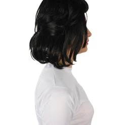 HPO Adult Women's Japanese Manga Eldian Gabi Short Black Wig