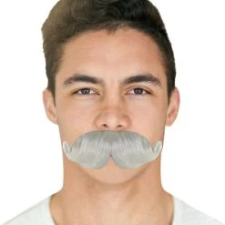 HPO Mens Moustaches | White