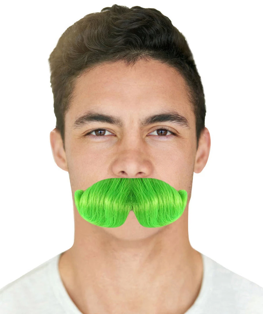 HPO Mens Moustaches | Green Men's