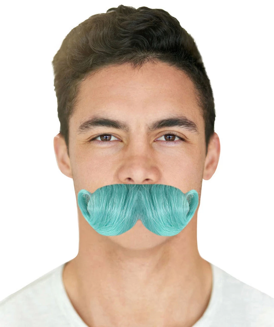 HPO Men's Mens Mustaches | Blue