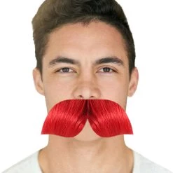 HPO Mens Moustaches | Red Men's