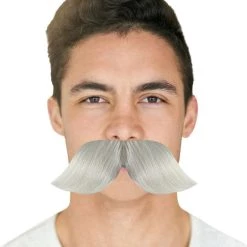 HPO Mens Moustaches | White