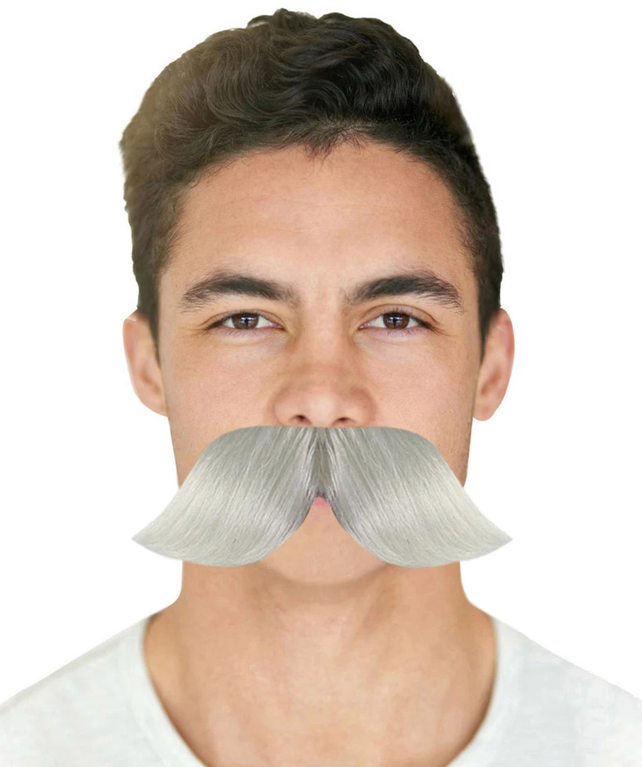 HPO Mens Moustaches | White