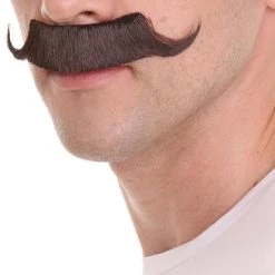 HPO Men's Hedgehog Curly Mustache