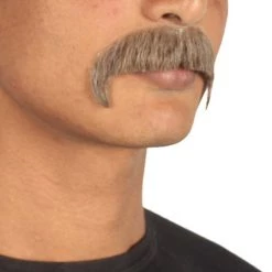 HPO Men's Horseshoe Moustache Set | Brown Cosplay Facial Hair