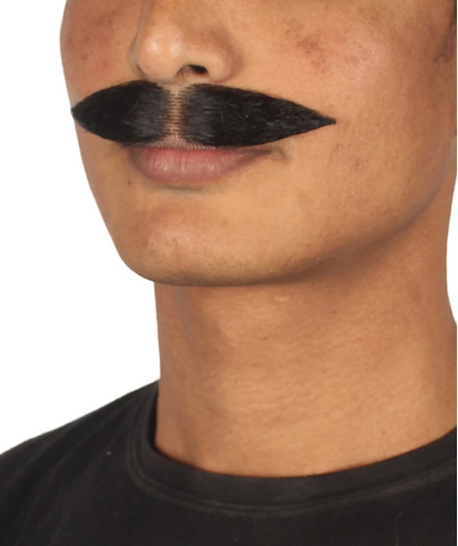 HPO Men's Chopstash Standard Moustache Set | Black Cosplay Facial Hair