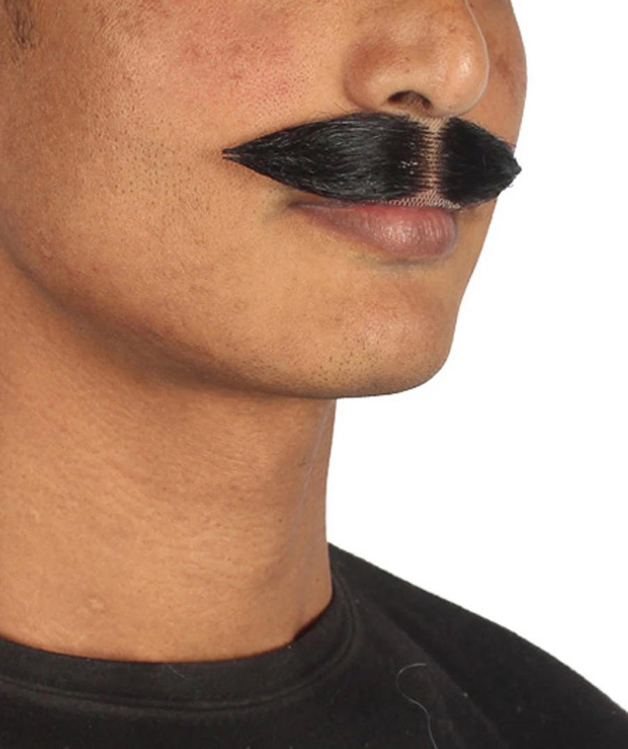 HPO Men's Chopstash Standard Moustache Set | Black Cosplay Facial Hair