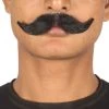 HPO Men's HandLebar Style Moustache Set | Black Cosplay Facial Hair
