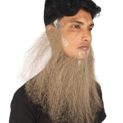 HPO Men's Long Beard Set | Light Gray Cosplay Facial Hair