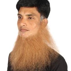 HPO Men's Long Beard Set | Light Brown Cosplay Facial Hair