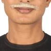 HPO Men's Painter Brush Style Moustache Set | White Cosplay Facial Hair