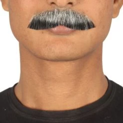 HPO Men's Stylish Moustache Set | Mixed Black Cosplay Facial Hair