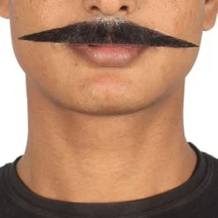 HPO Men's Stylish Moustache Set | Black Cosplay Facial Hair