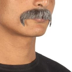 HPO Men's Stylish Moustache Set | Mixed Brown Cosplay Facial Hair