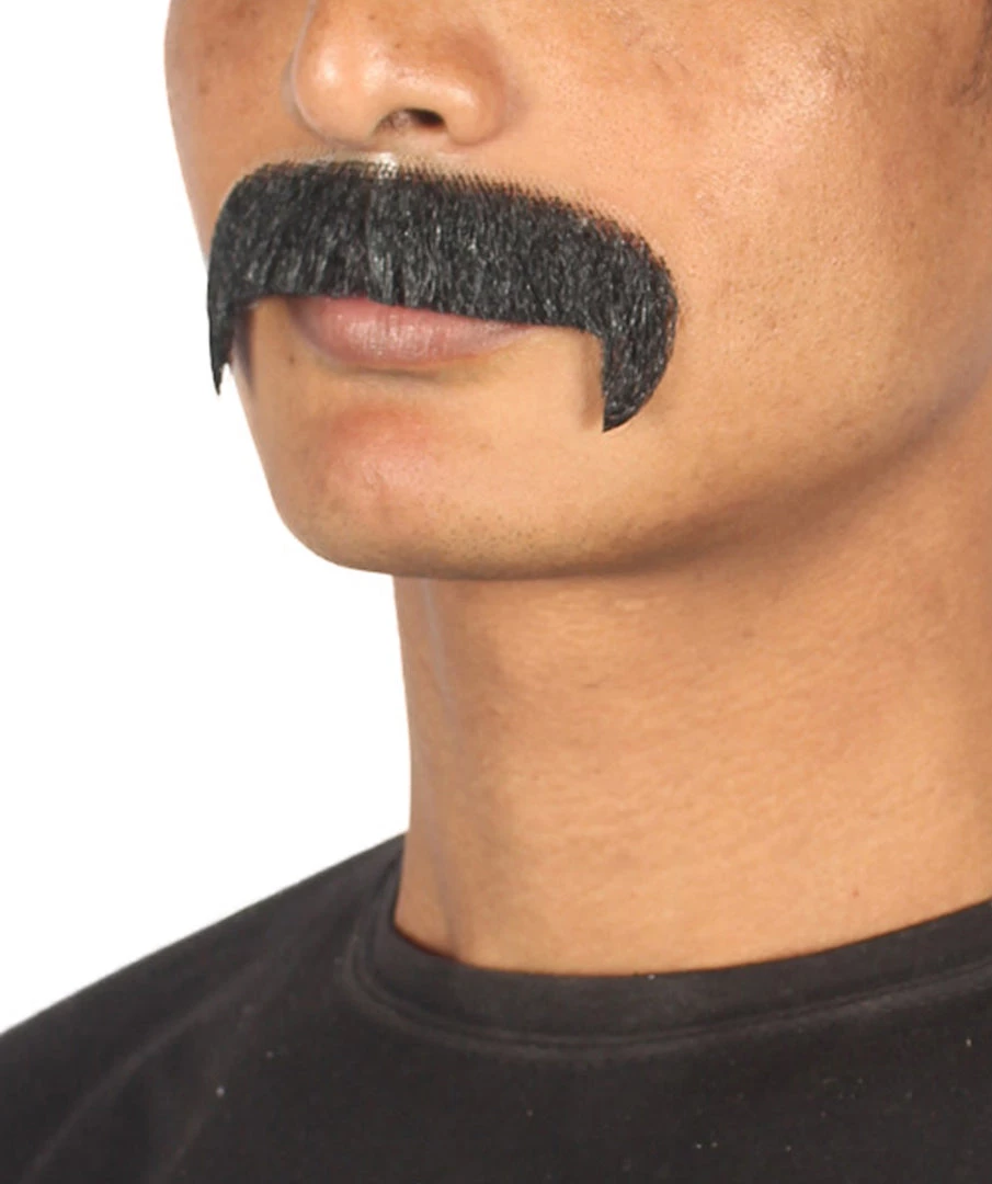 HPO Men's Stylish Moustache Set | Black Cosplay Facial Hair