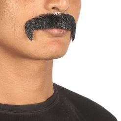 HPO Men's Stylish Moustache Set | Black Cosplay Facial Hair