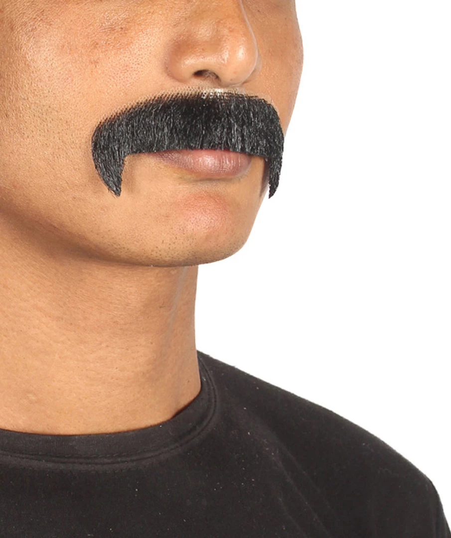 HPO Men's Stylish Moustache Set | Black Cosplay Facial Hair