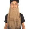 HPO Men's Long Beard Set | Brown Cosplay Facial Hair