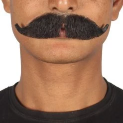 HPO Men's Stylish Moustache Set | Black Cosplay Facial Hair