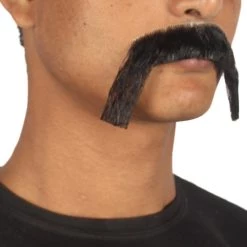 HPO Men's Stylish Moustache Set | Black Cosplay Facial Hair