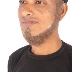 Men's Anchor Human Hair Short Length Beard | Brown Facial Hair | HPO