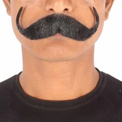 Men's Watson Synthetic Hair Mustache | Facial Hair Multiple Color Options | HPO