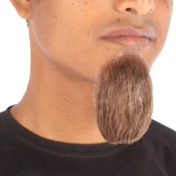 Men's Goatee Human Hair Beard | Facial Hair Multiple Color Options | HPO