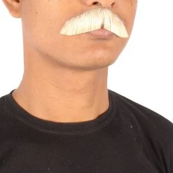 Men's Premium Borat Human Facial Hair Mustache For Men | HPO