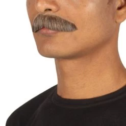 Men's Premium Borat Human Facial Hair Mustache For Men | HPO