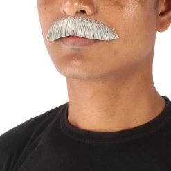 Men's Premium Borat Human Facial Hair Mustache For Men | HPO