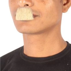 Men's Toothbrush Human Hair Mustache | Off-White Facial Hair | HPO