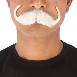 Men's Watson Synthetic Hair Mustache | Facial Hair Multiple Color Options | HPO