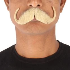 Men's Watson Synthetic Hair Mustache | Facial Hair Multiple Color Options | HPO
