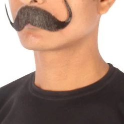 Men's Watson Synthetic Hair Mustache | Facial Hair Multiple Color Options | HPO