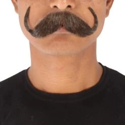 Men's Watson Synthetic Hair Mustache | Facial Hair Multiple Color Options | HPO