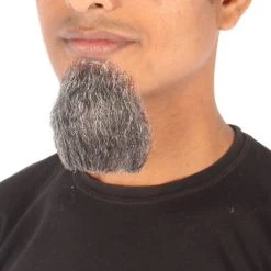 Men's Goatee Human Hair Beard | Facial Hair Multiple Color Options | HPO