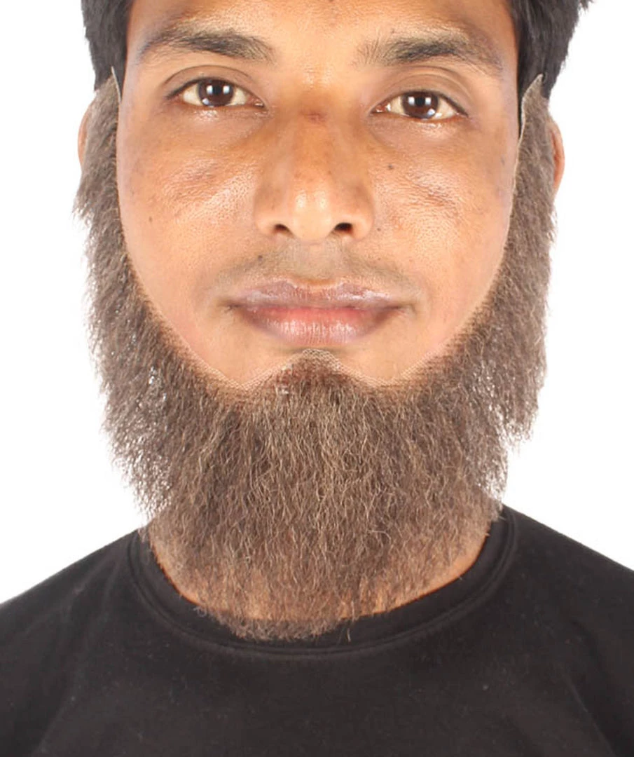 Men's Alaskan Whaler Hair Beard | Synthetic Facial Hair | Multiple Color Options | HPO