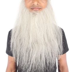 Men's Southern Long Beard Set | Synthetic Facial Hair | Multiple Color Options | HPO