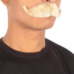 Men's Hungarian Mustache | Human Hair | Facial Hair | Multiple Colors | HPO