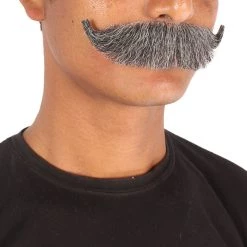Men's Hungarian Mustache | Human Hair | Facial Hair | Multiple Colors | HPO