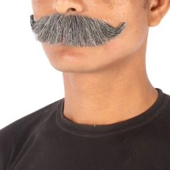 Men's Hungarian Mustache | Human Hair | Facial Hair | Multiple Colors | HPO