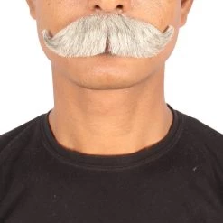 Men's Hungarian Mustache | Human Hair | Facial Hair | Multiple Colors | HPO