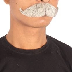 Men's Hungarian Mustache | Human Hair | Facial Hair | Multiple Colors | HPO