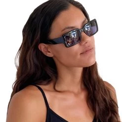 Women's Nunique Sunglasses | Unisex Rich B*tch Blaire Sunglasses | Classic Torty | Smokey Ice | Manhattan Black