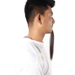 Men's Nepolean Imperial Long Beard | Black Synthetic Facial Hair | HPO