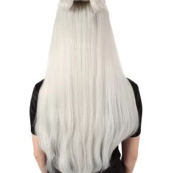 HPO Adult Women's Role-playing Anime Video Game White Wig